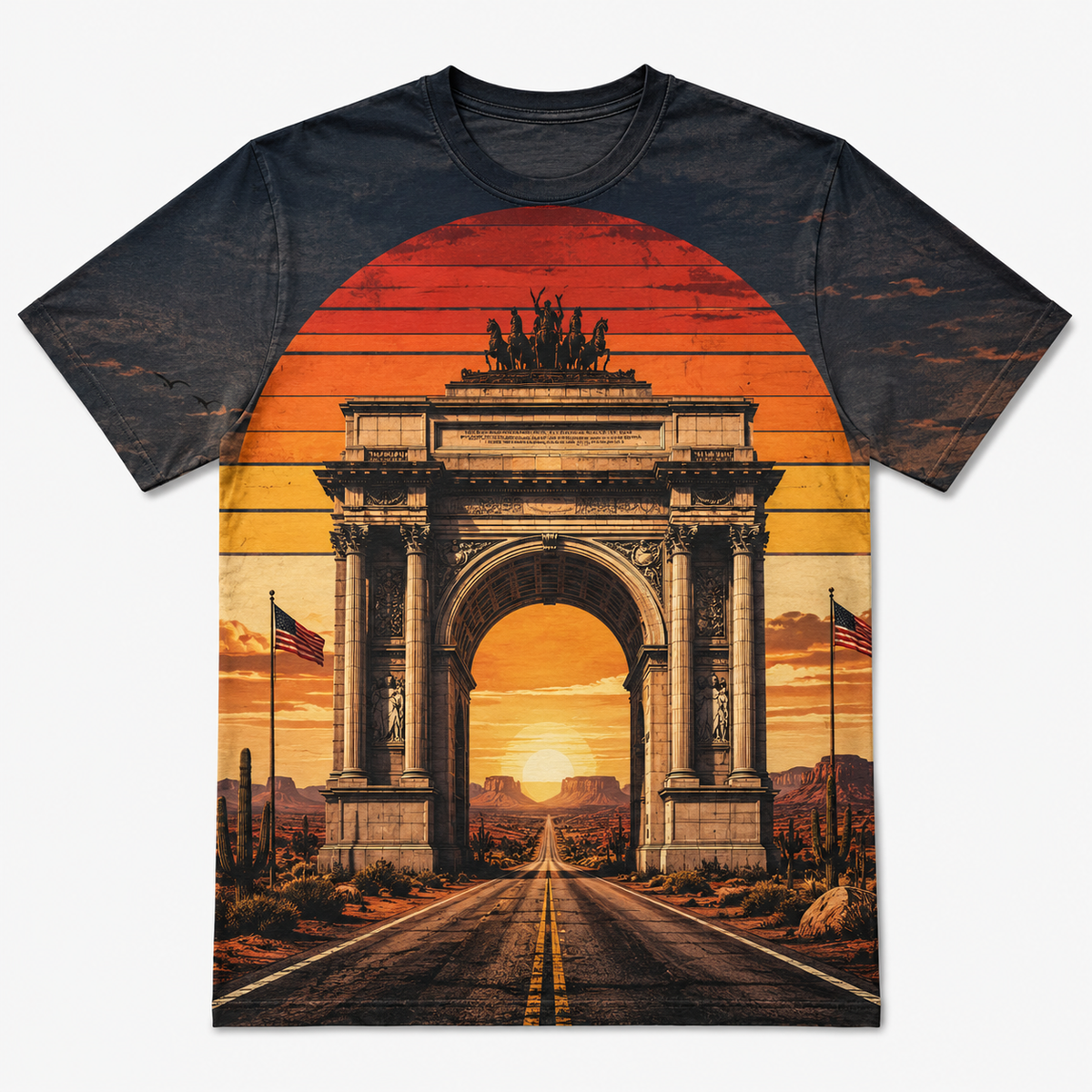 American Victory Arch Graphic T-Shirt