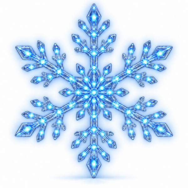🎄 Christmas Sale 49% OFF❄️LED Snowflake Wall Light Set – Remote-Controlled Christmas Winter Decor