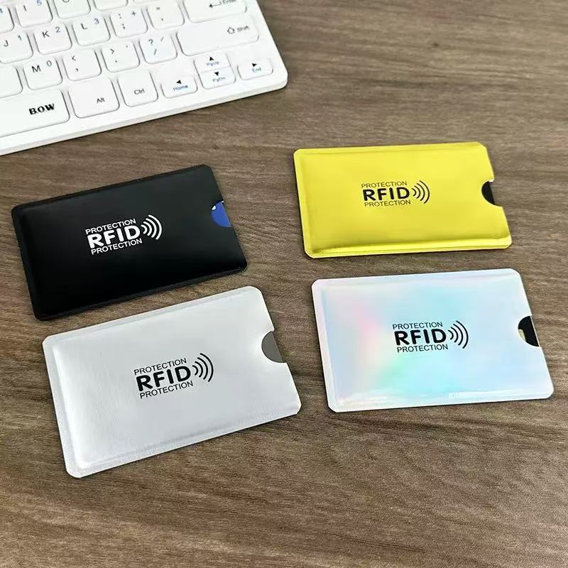 RFID Blocking Card Sleeves 8 Pack Anti Theft Wallet Protectors