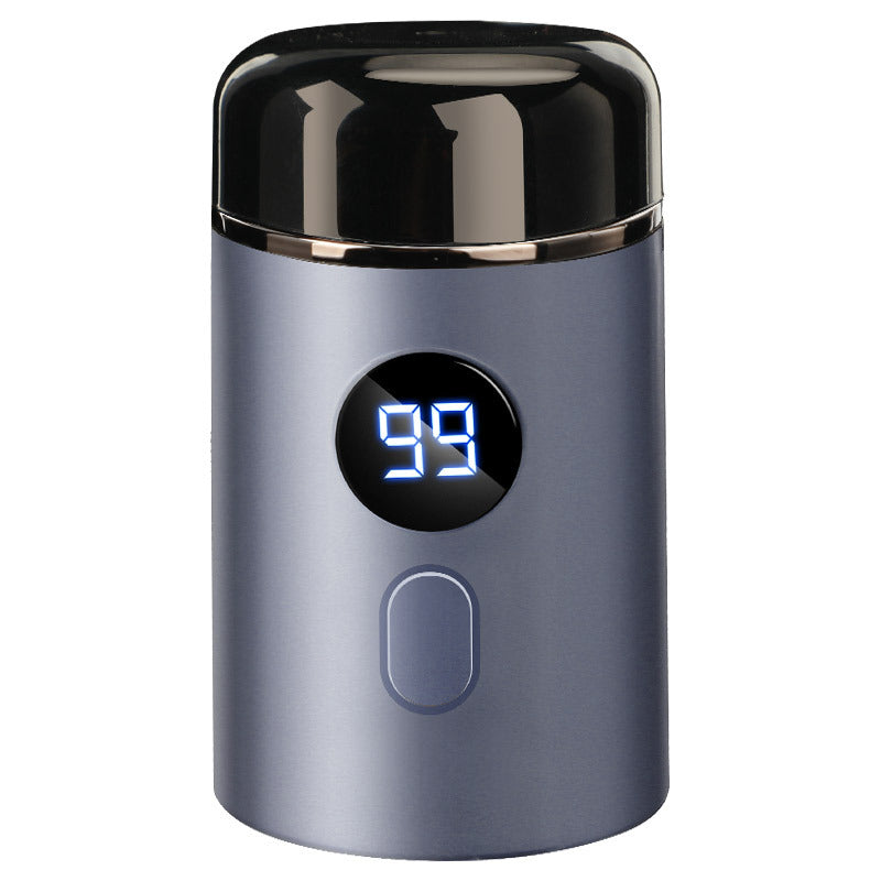 Powerful Mini Electric Shaver with Digital Display for Travel and Daily Use