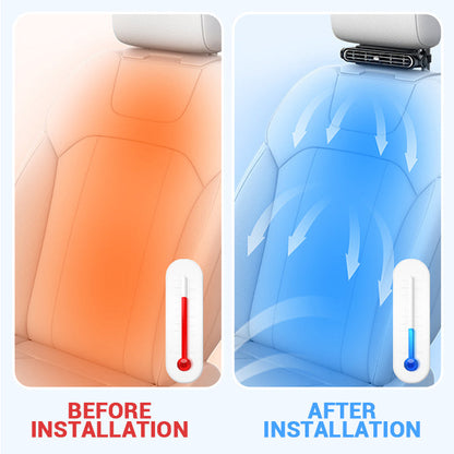 ☀️SUMMER SALE 50% OFF❄️💨 Rechargeable Clip On Car Seat Fan with LED Display