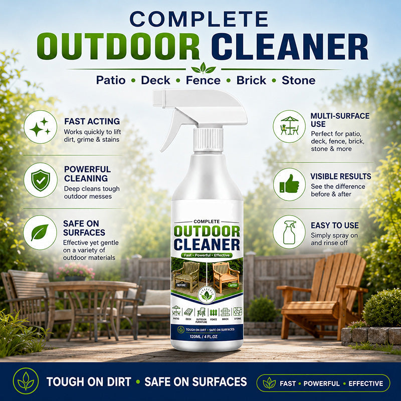 Fast-Acting Outdoor Surface Cleaner Spray for Patios and Furniture