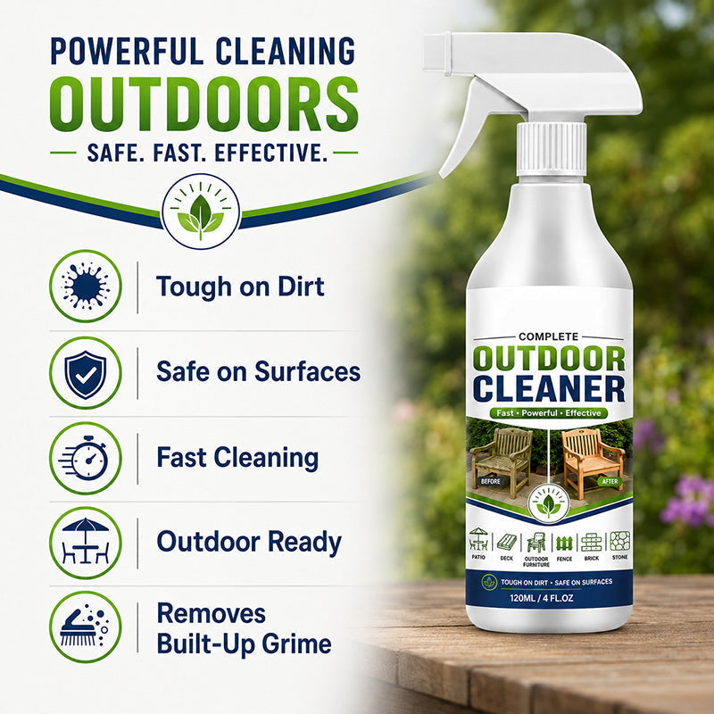 Fast-Acting Outdoor Surface Cleaner Spray for Patios and Furniture