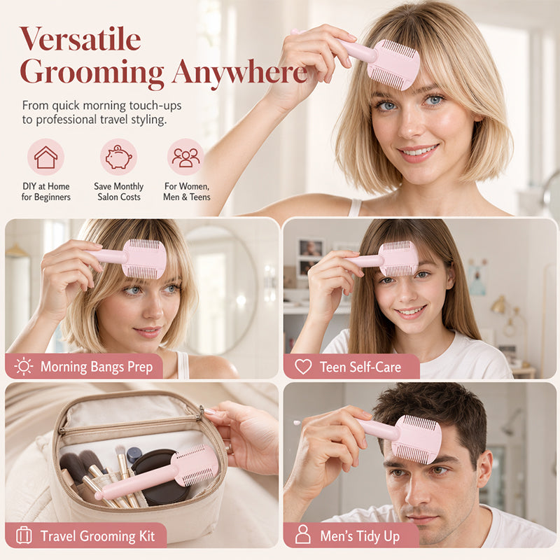 Portable Dual Use Hair Trimming Comb