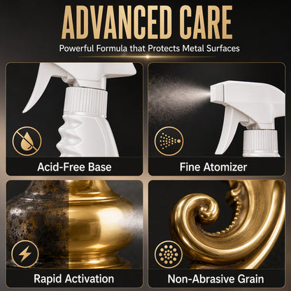 Instant Brass Tarnish Remover Spray for Fast Shine Restoration