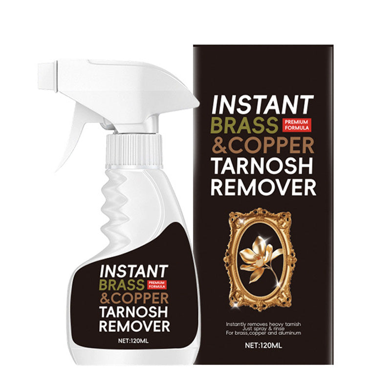 Instant Brass Tarnish Remover Spray for Fast Shine Restoration