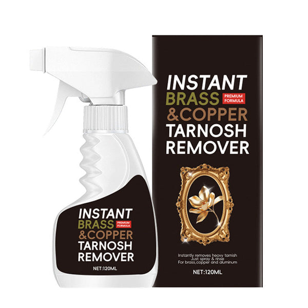 Instant Brass Tarnish Remover Spray for Fast Shine Restoration