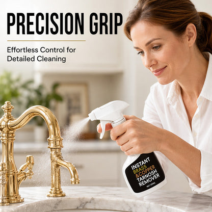 Instant Brass Tarnish Remover Spray for Fast Shine Restoration