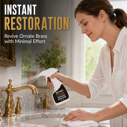 Instant Brass Tarnish Remover Spray for Fast Shine Restoration