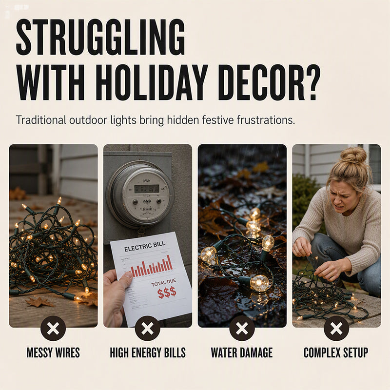 Waterproof Halloween Pumpkin Solar Branch String Lights