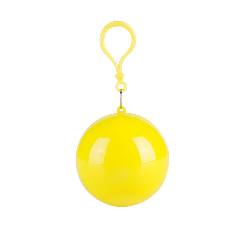 Mini Ball Shaped Disposable Raincoat