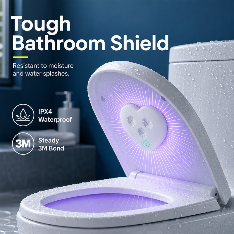 UVC toilet sterilizer – smart sensor, heart-shaped design