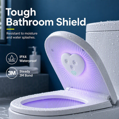 UVC toilet sterilizer – smart sensor, heart-shaped design