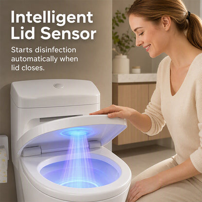 UVC toilet sterilizer – smart sensor, heart-shaped design