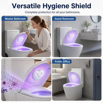 UVC toilet sterilizer – smart sensor, heart-shaped design