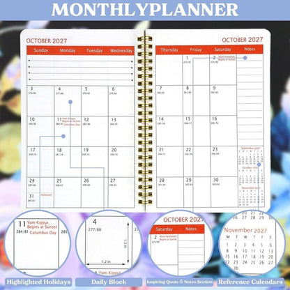 Highland Cow 4 Year Monthly Planner and Goal Planner