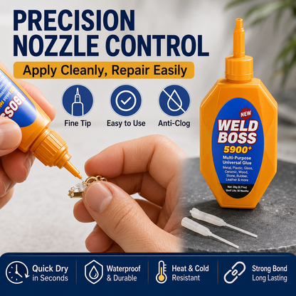 ⚡Quick Dry Multifunctional Super Glue Adhesive