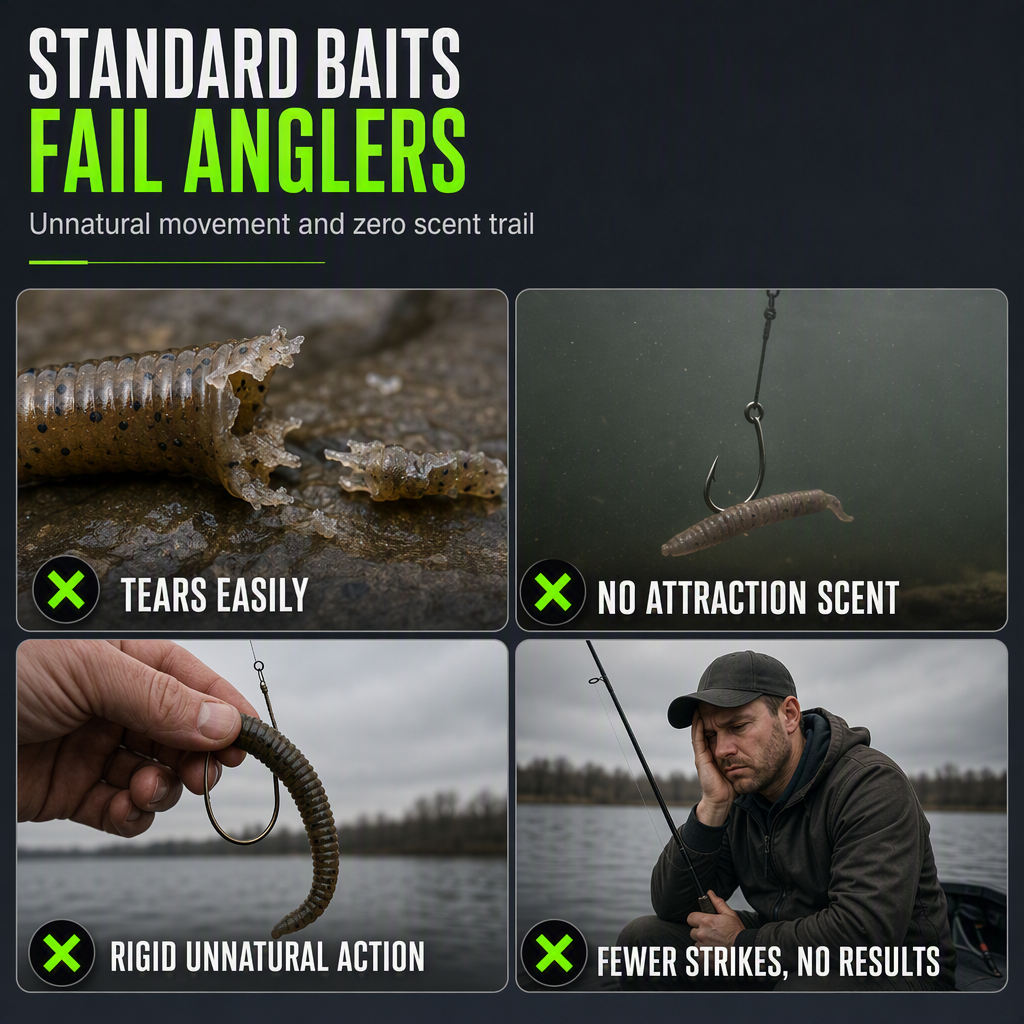 ⏳Limited-time BUY 1 GET 1 FREE⏰Simulation Earthworm Soft Fishing Lures🎣🪱