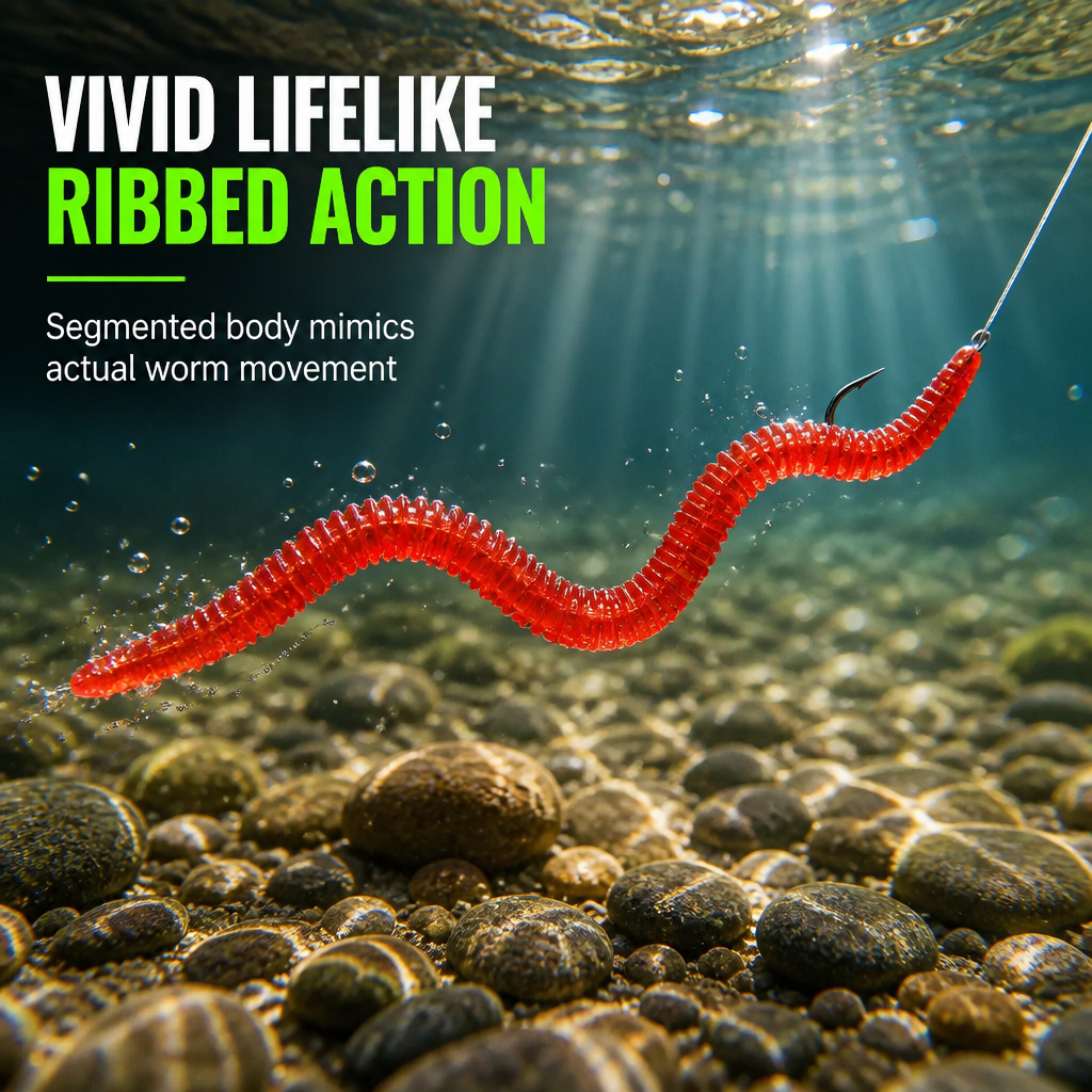 ⏳Limited-time BUY 1 GET 1 FREE⏰Simulation Earthworm Soft Fishing Lures🎣🪱