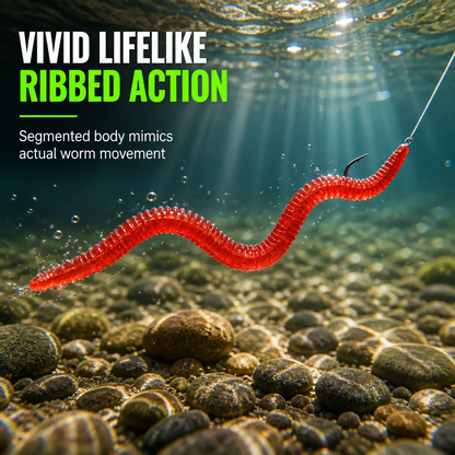 ⏳Limited-time BUY 1 GET 1 FREE⏰Simulation Earthworm Soft Fishing Lures🎣🪱