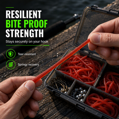 ⏳Limited-time BUY 1 GET 1 FREE⏰Simulation Earthworm Soft Fishing Lures🎣🪱