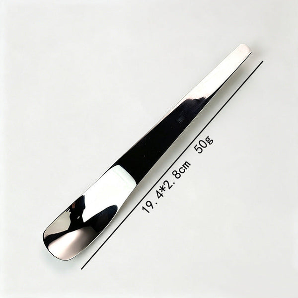 Stainless Steel Dessert Spoon with Long Ergonomic Handle